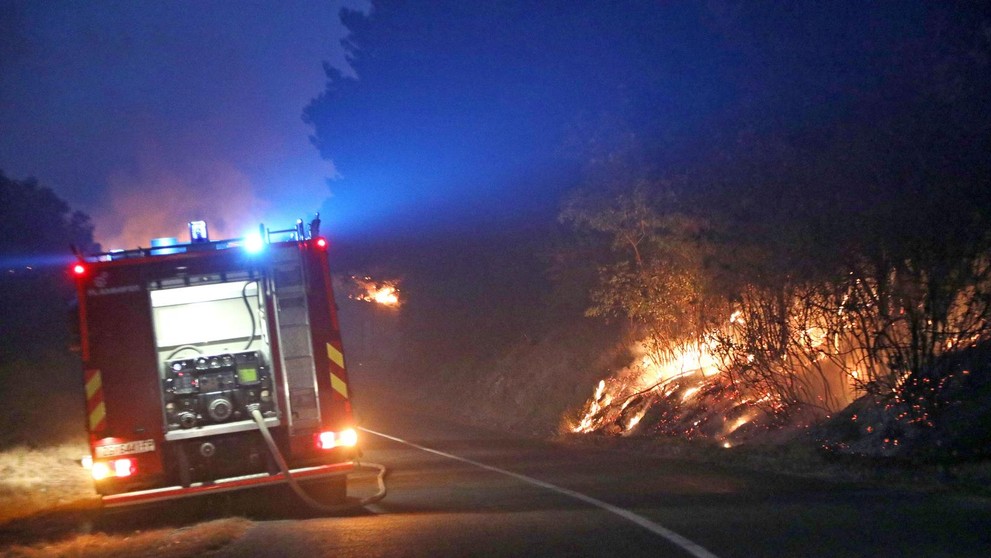 Rozsiahly požiar v Chorvátsku