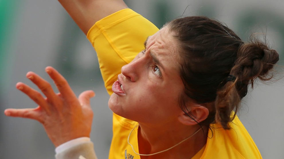 Nemecká tenistka Andrea Petkovičová na Roland Garros.