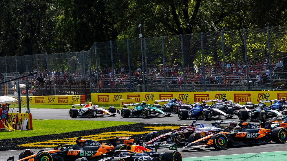 Štart Veľkej ceny Talianska.