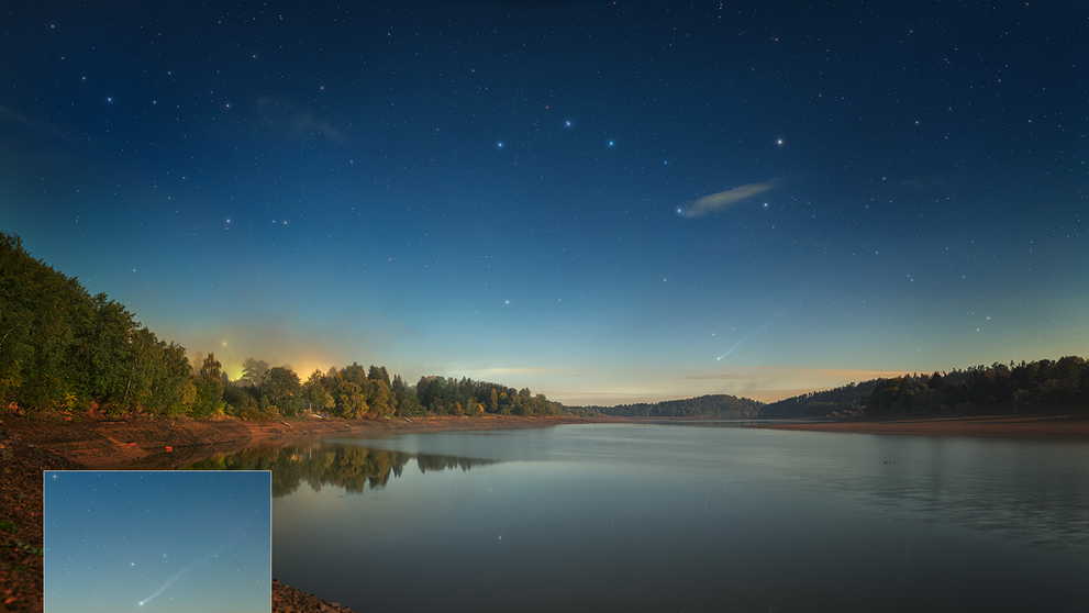 Na oblohe je teraz pozorovateľná kométa C/2025 A6 Lemmon.