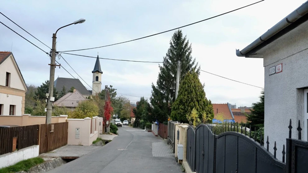 Prevoz vianočného stromčeka na Hlavné námestie v Bratislave.
