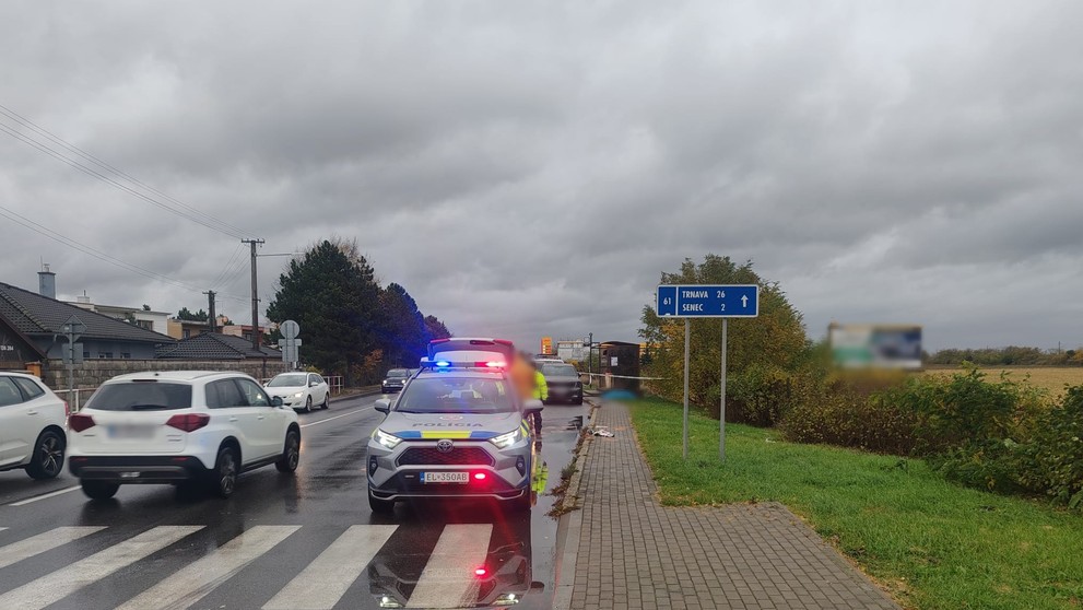 Jedna z nehôd v Bratislavskom kraji