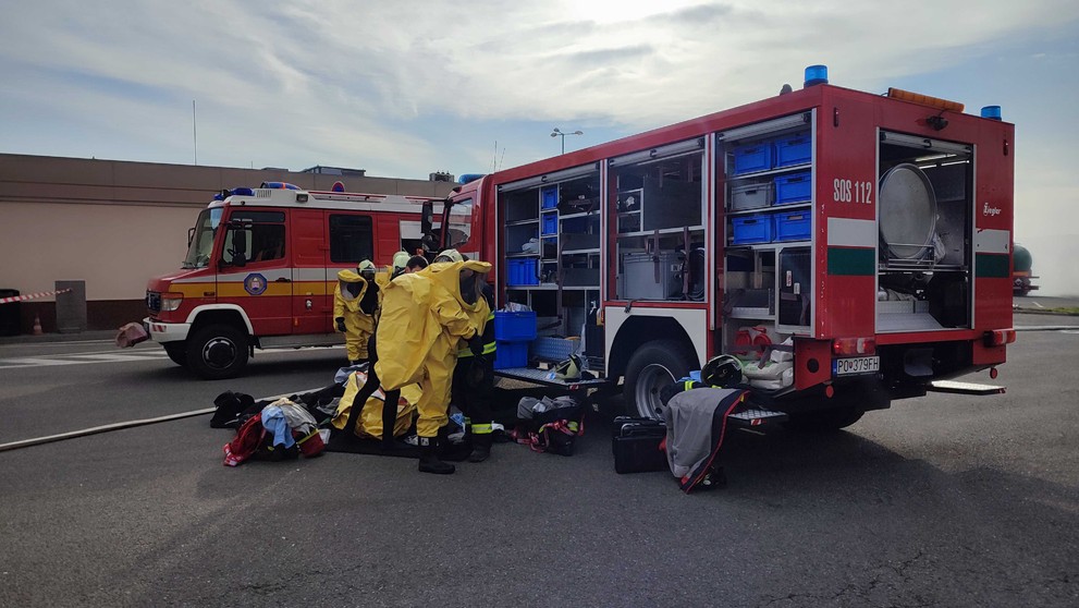 Zásah v skafandroch.