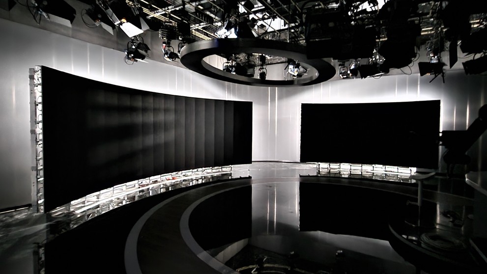 Rekonštrukcia štúdia Televíznych novín.