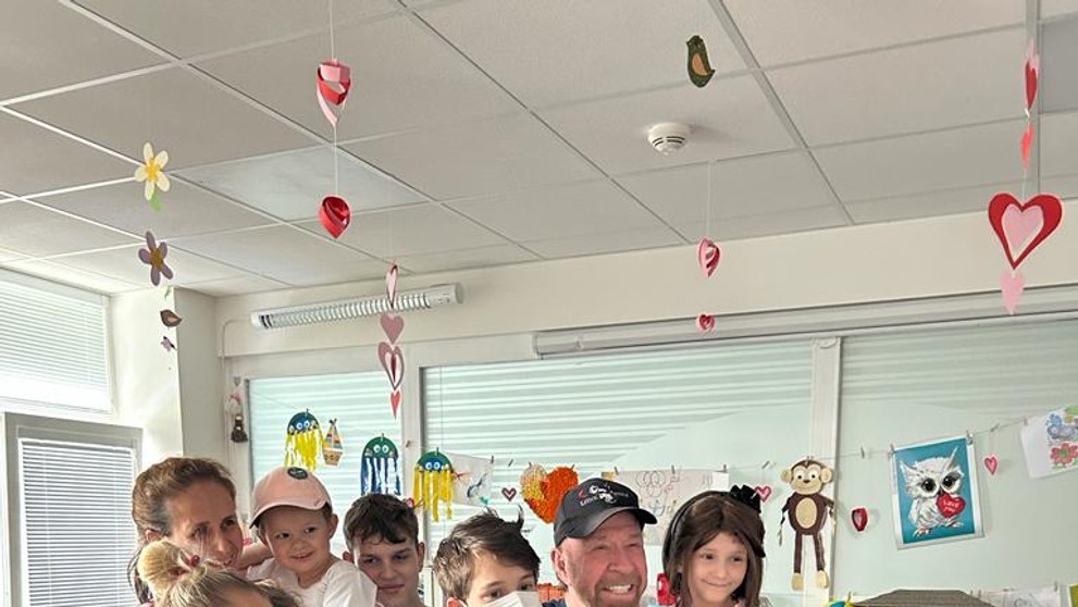 Chuck Norris v onkologickom centre. 