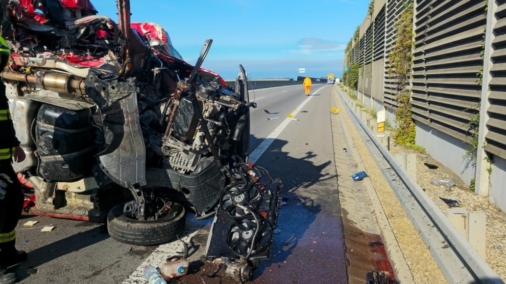 Vážna nehoda na R1 smerom na Trnavu.