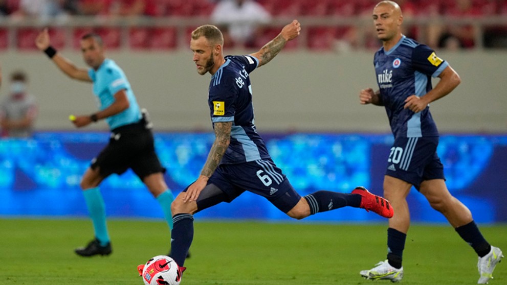 Hráč Slovana Joeri de Kamps.