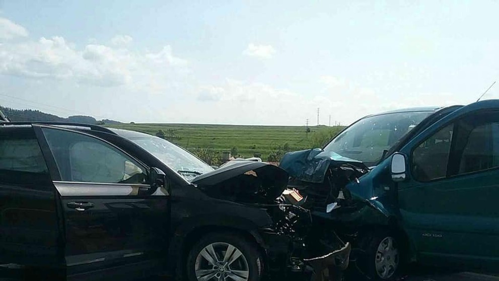 Nehoda pri Spišskej Belej.