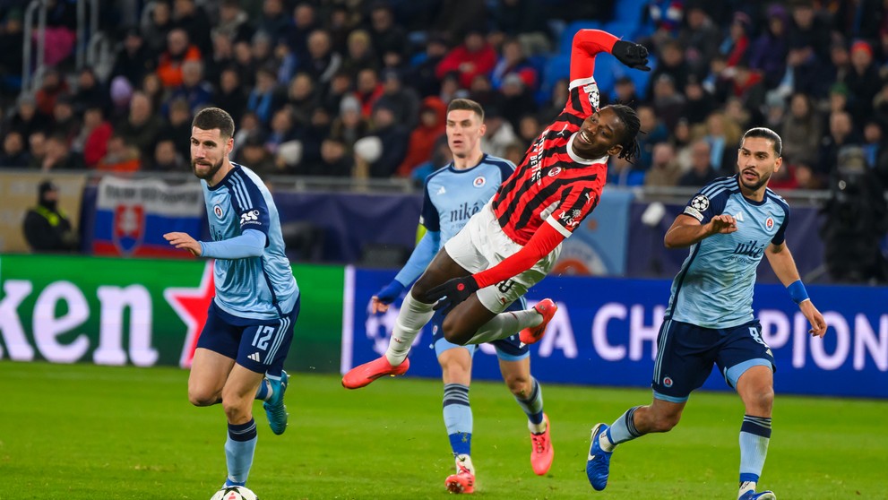 Slovan Bratislava - AC Miláno.