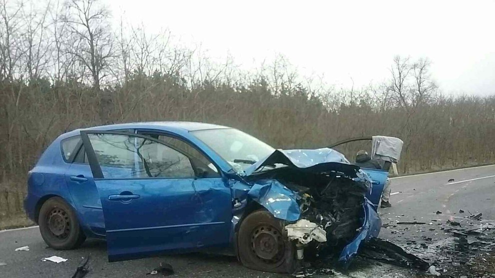 Nehoda pri obci Kostolište. 