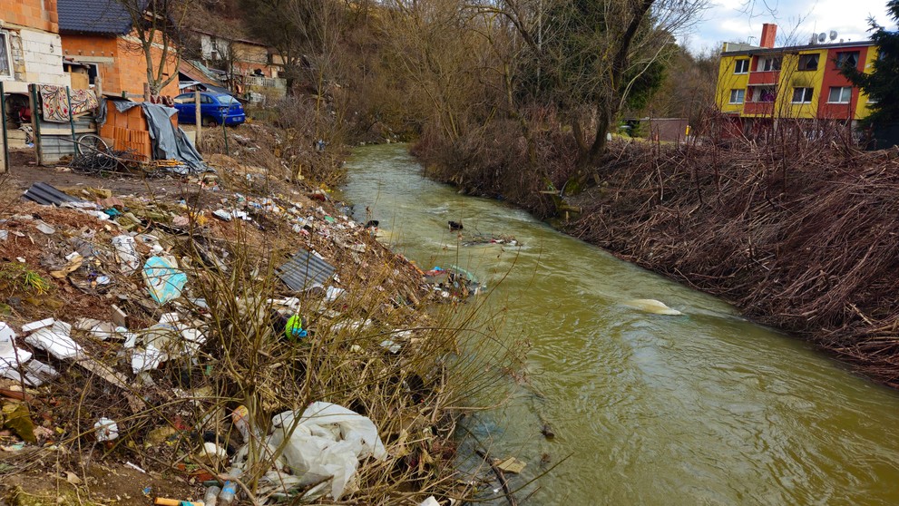 Miesto nešťastia v Rokycanoch.
