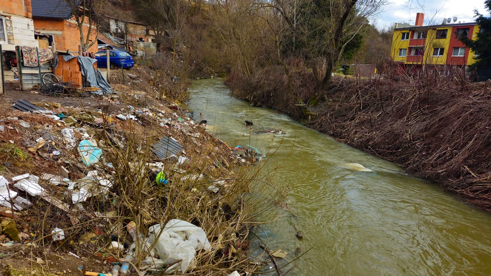 Miesto nešťastia v Rokycanoch.