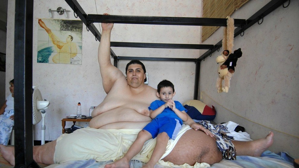 Manuel Uribe mal pár kíl navyše už ako mladý chlapec.