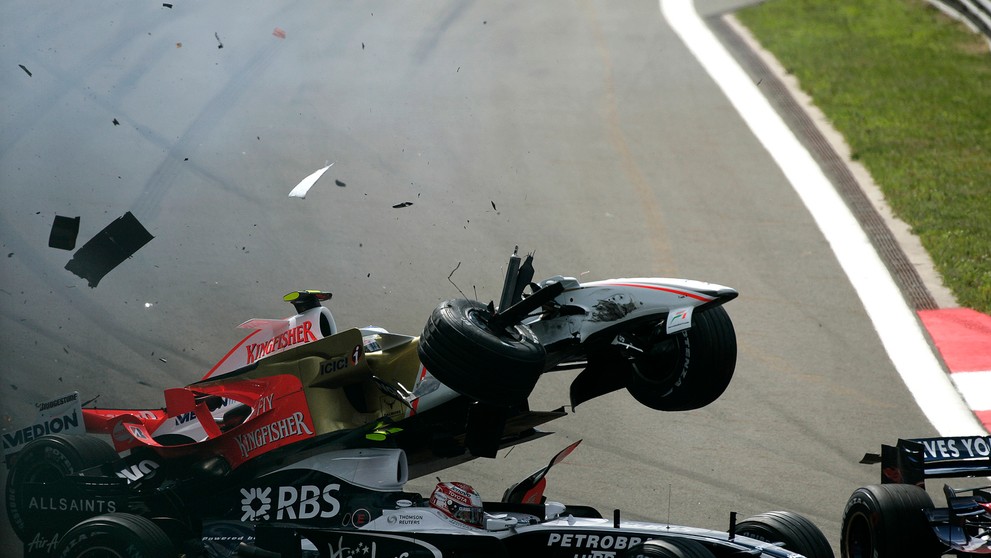 Giancarlo Fisichella a Kazuki Nakajima VC Turecka 2008