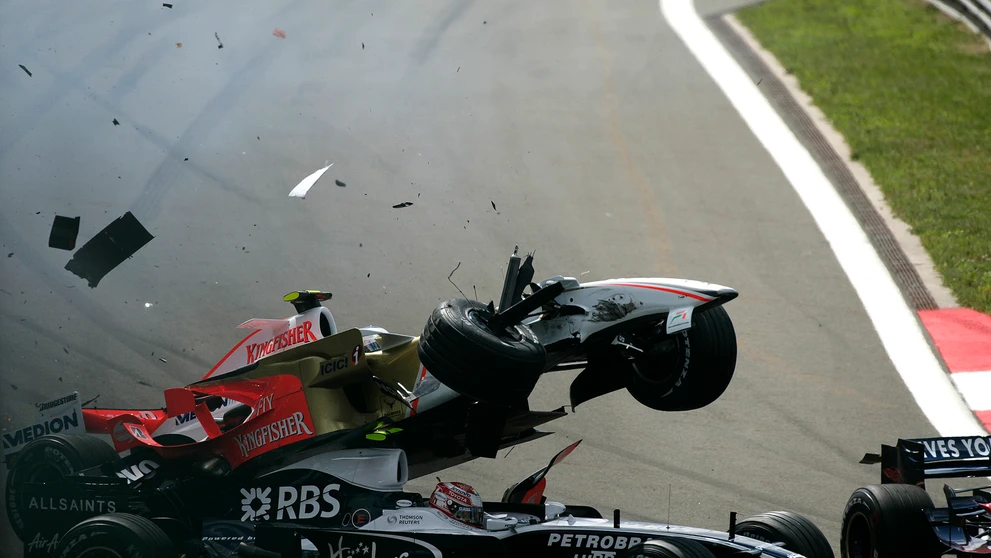 Giancarlo Fisichella a Kazuki Nakajima VC Turecka 2008