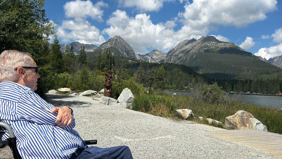 Bývalý český prezident Miloš Zeman dovolenkuje vo Vysokých Tatrách.