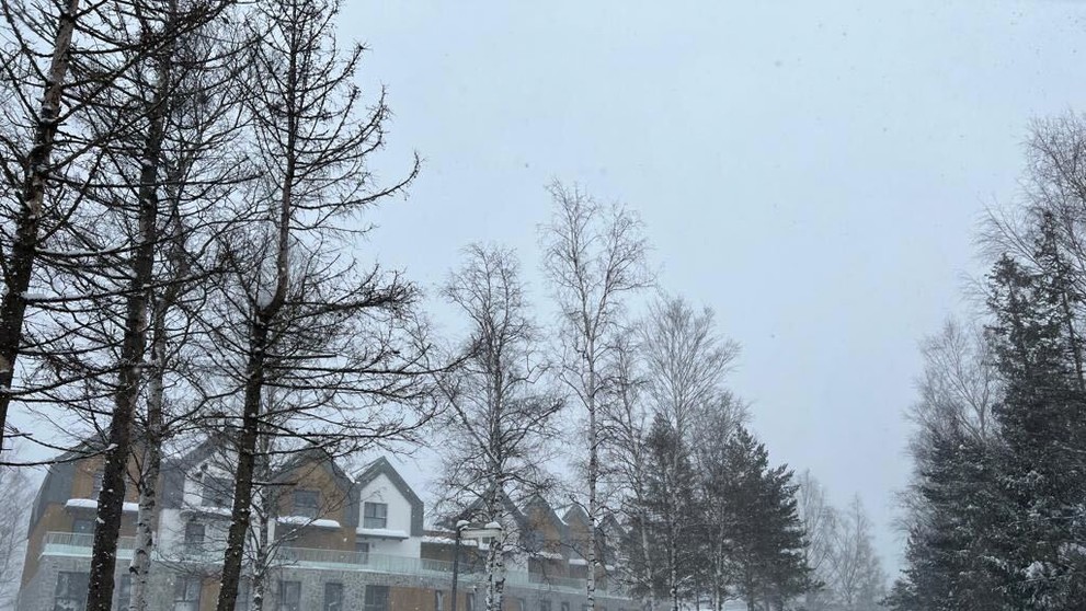 Zasnežená Stará Lesná