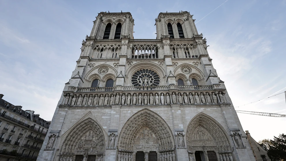 Zrekonštruovaná katedrála Notre Dame.