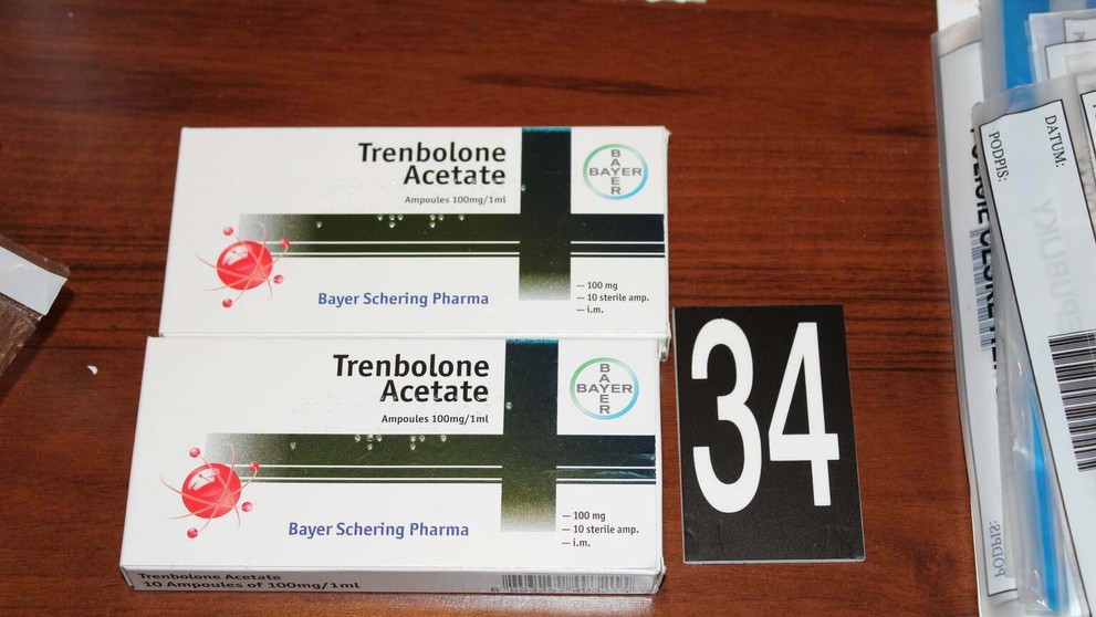 Zadržané zakázané látky.