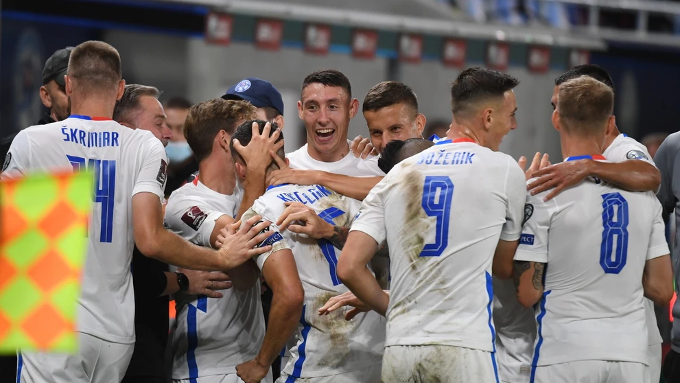 Gólová radosť Slovákov v kvalifikácii MS 2022 proti Cypru.