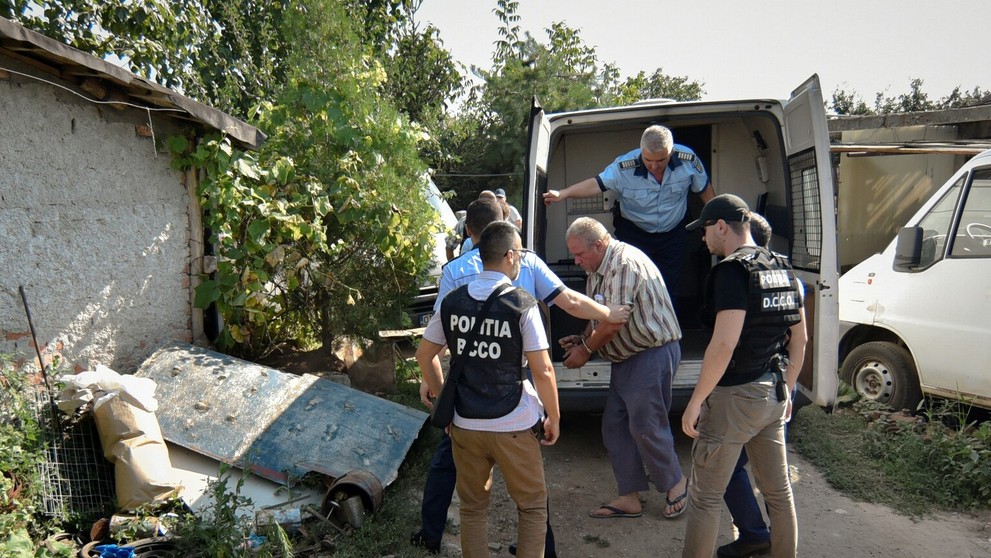 Demonštrácia v Bukurešti.