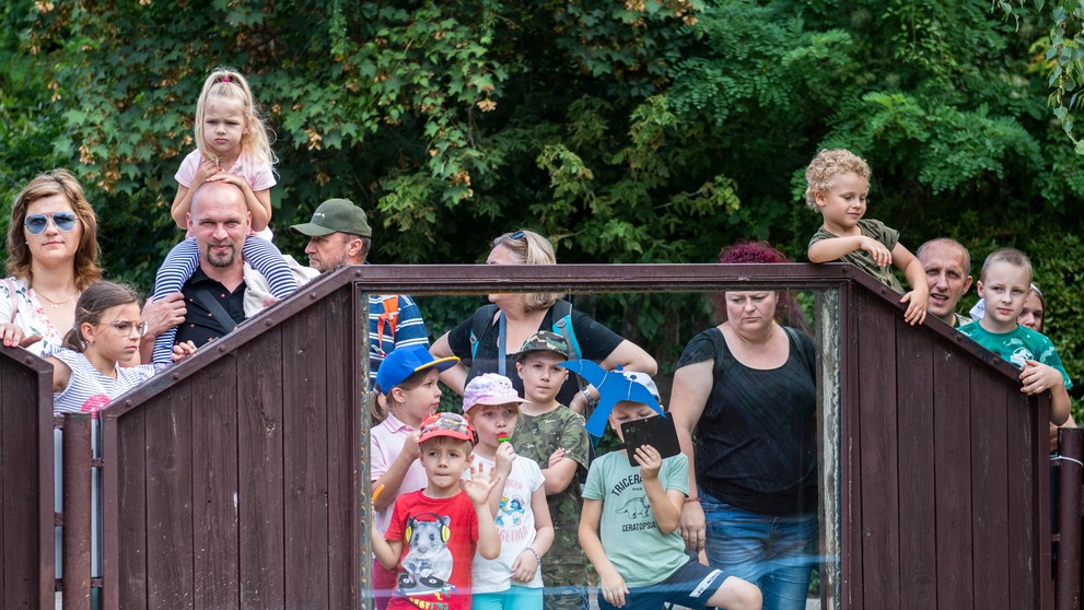 Návštevníci Zoo počas štartu výzvy