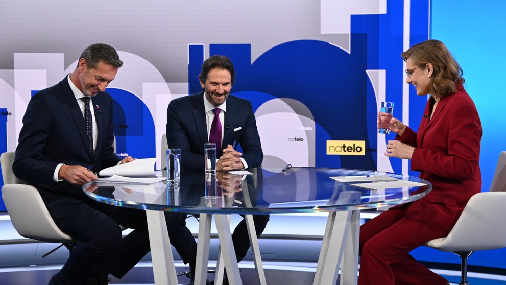 Hosťami relácie Na telo boli Robert Kaliňák a Milan Majerský