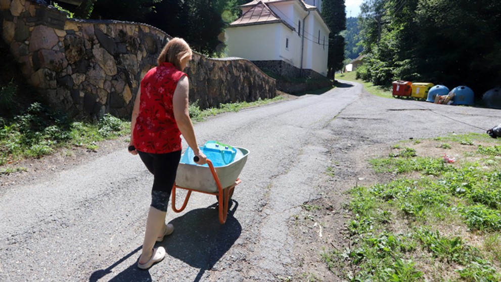 V časti Banskej Štiavnice Banky vyschli studne.