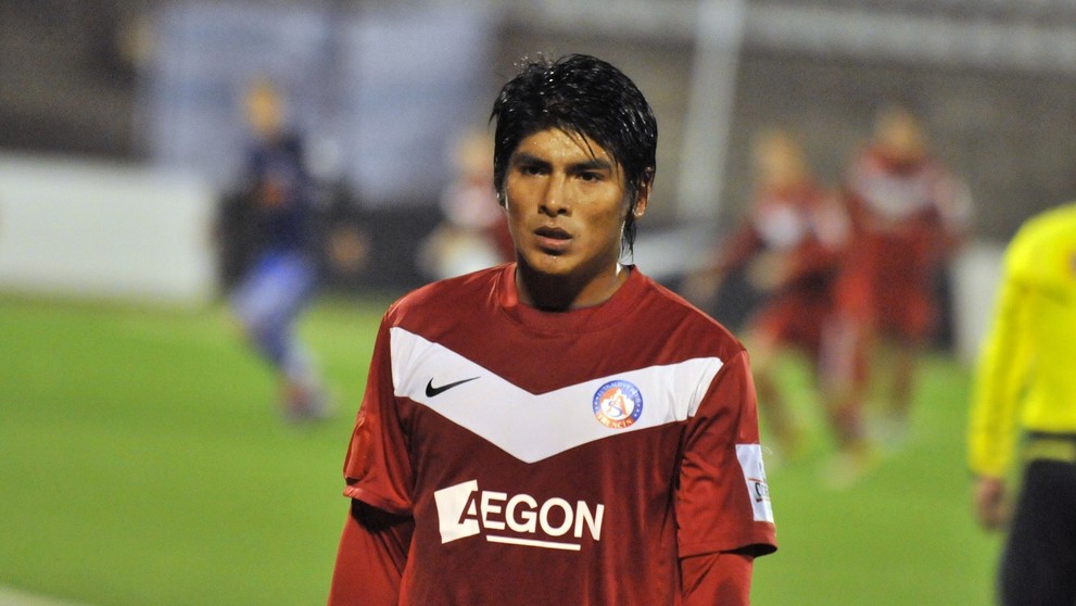 Aldo Baéz po zápase za Trenčín.