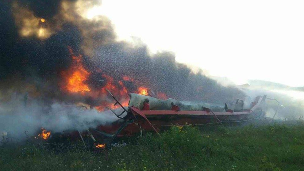 Nehoda pri obci Lovčica-Trubín.