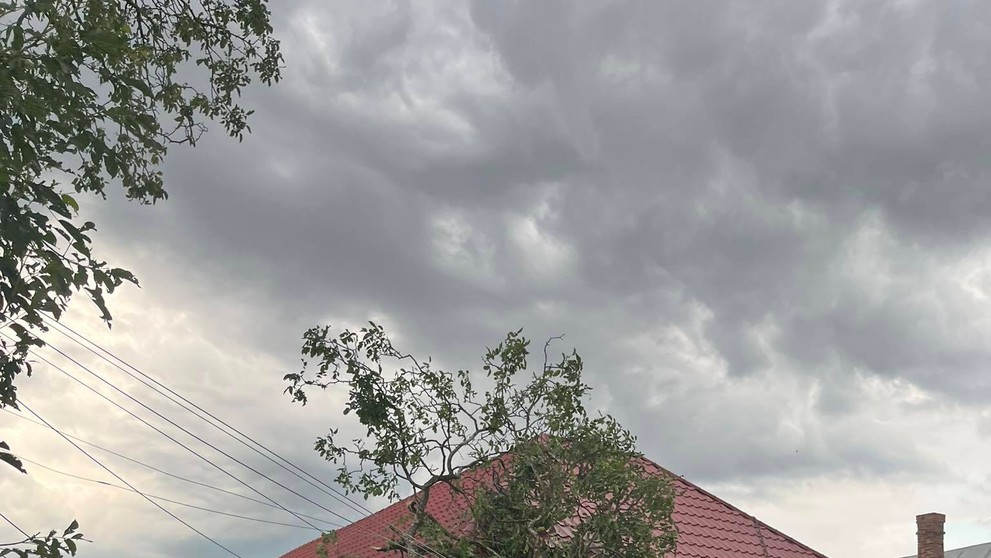 Závadka, následky búrky. 