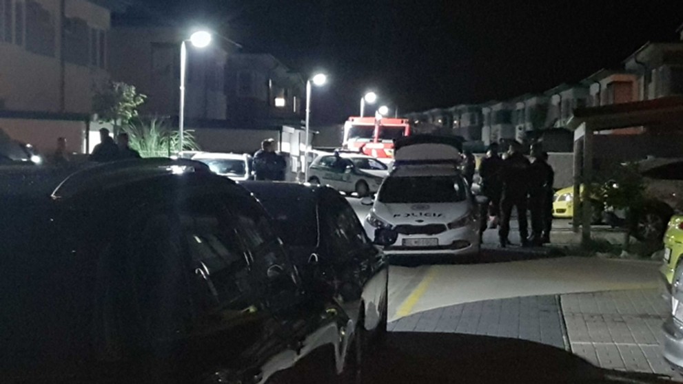 Uzavretá Ulica Jamnických, kde býva prezidentka Zuzana Čaputová.