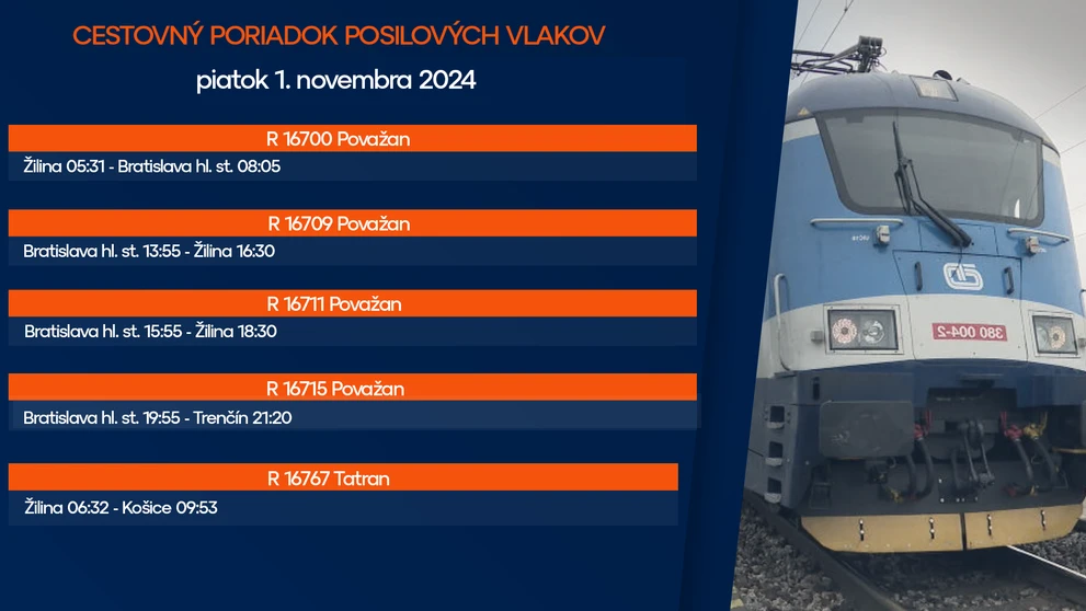 Piatok 1.11. spoje