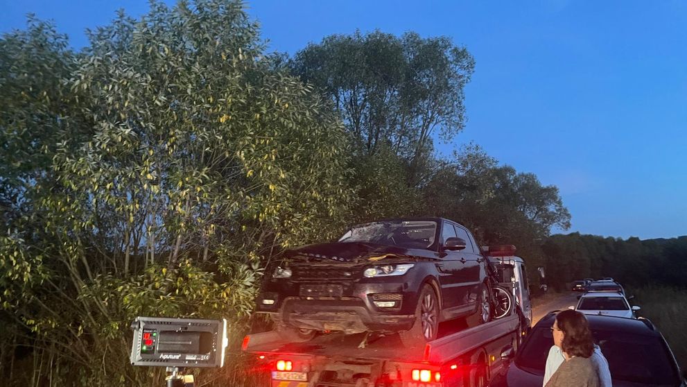 Auto, ktorým zrazili cyklistov