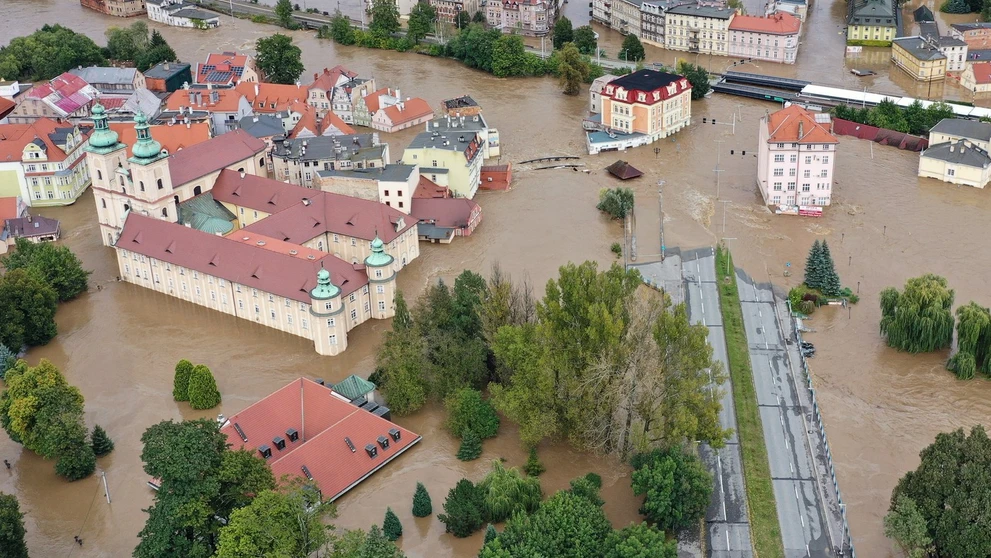 Záplavy v Poľsku.