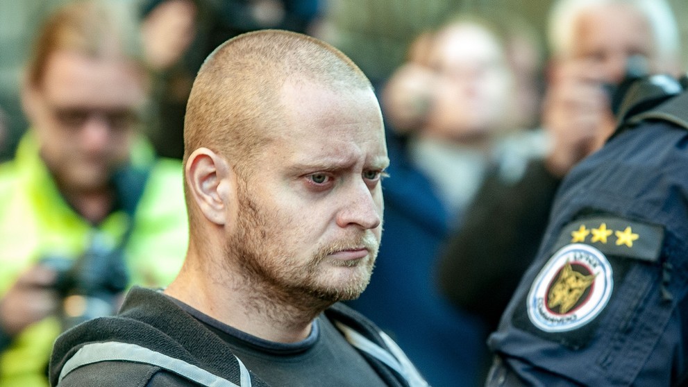 Miroslav Marček po vzatí do väzby.