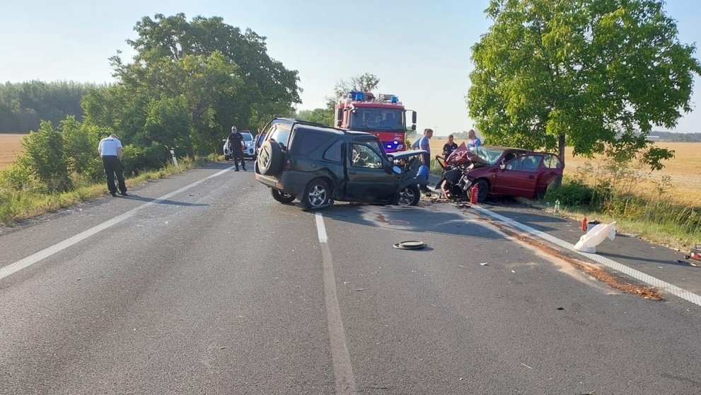 Nehoda pri Dunajskej Strede.