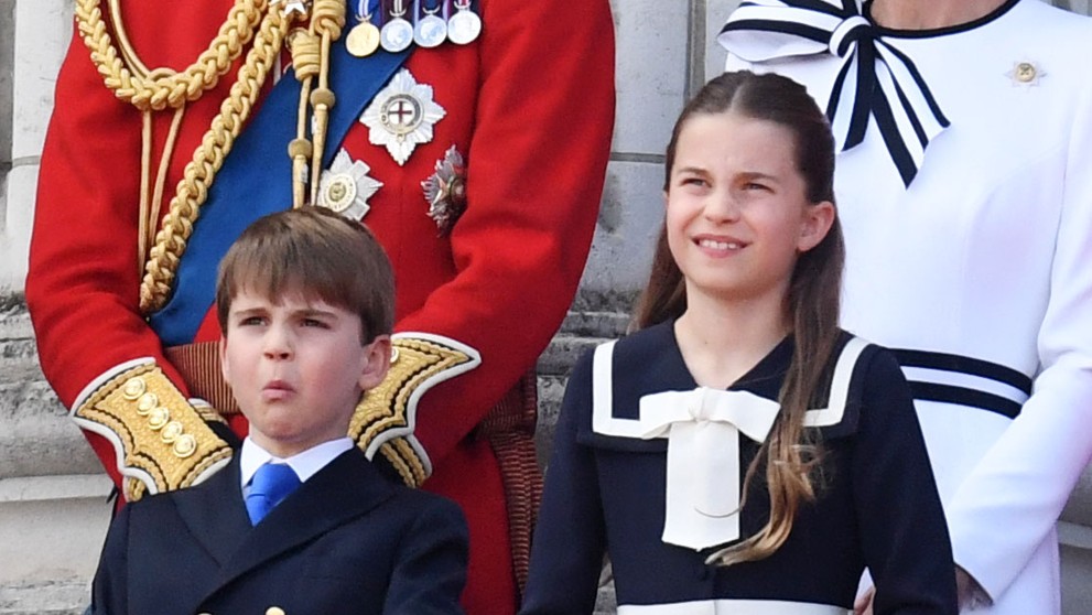 Princ Louis počas prehliadky