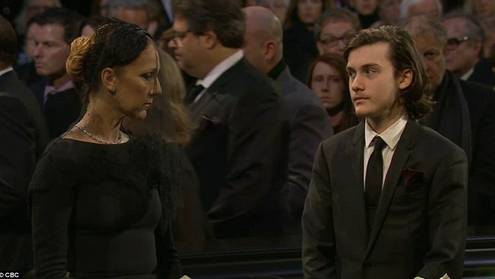 Pohreb manžela Celine Dion