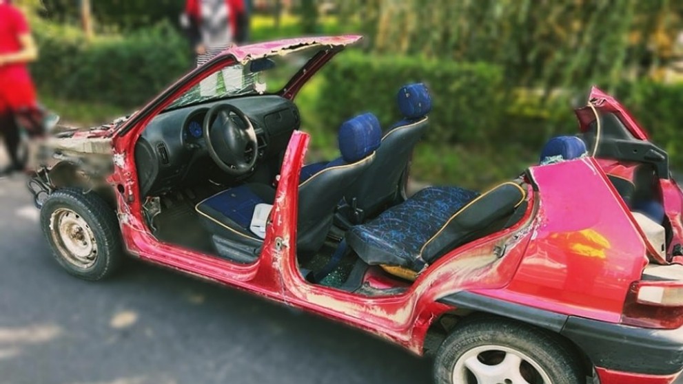 Netradičný „kabriolet“.