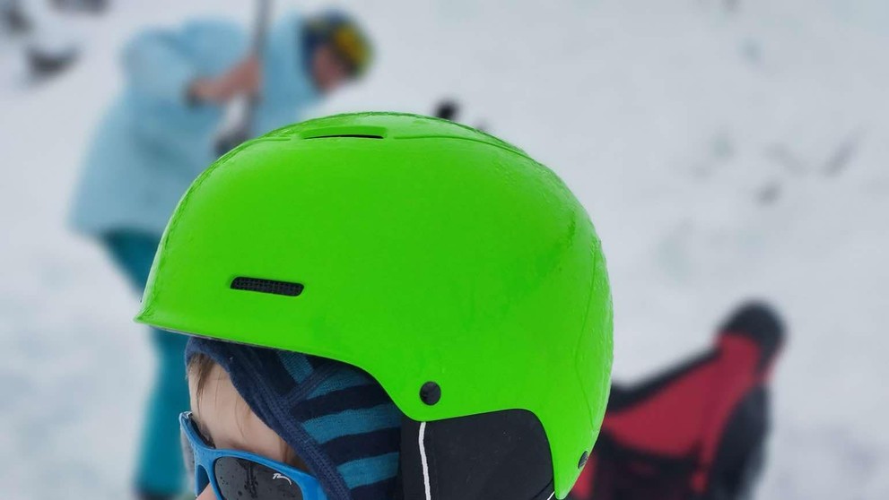 Lyžovačka s dieťaťom 