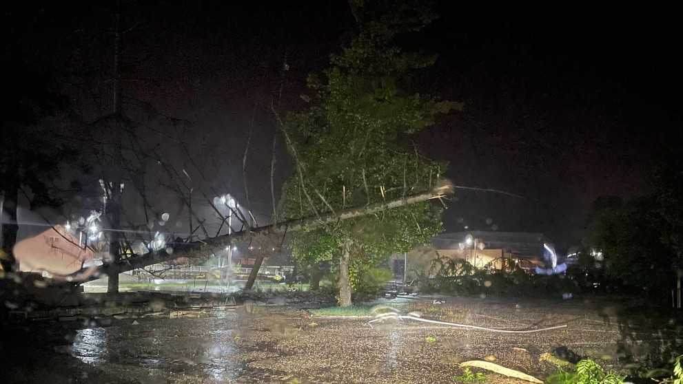 Zničená Podhájska.