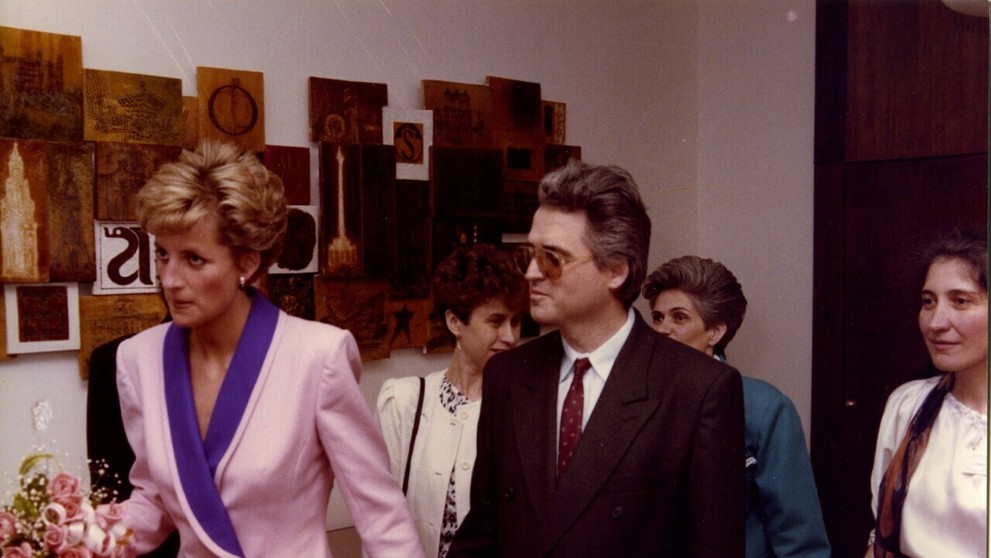 Princezná Diana v Bratislave v roku 1991