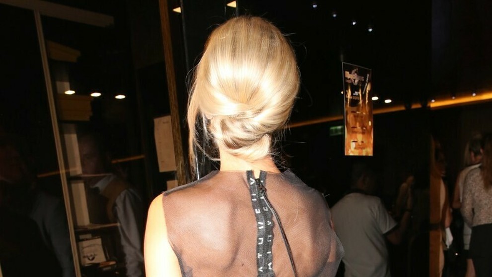 Nela Slováková na otvorení nového kasína. 