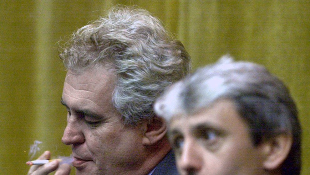 Zeman a Dzurinda na archívnej snímke z 20. novembra 2001 - 2