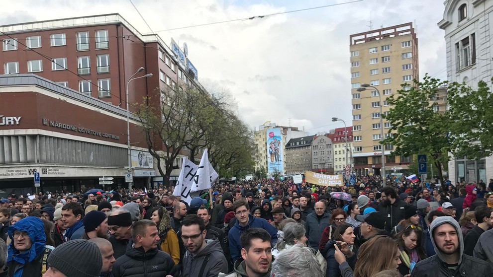 Protest v Bratislave