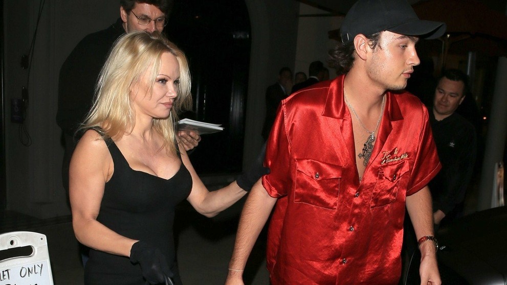Pamela Anderson so synom Brandonom Thomasom