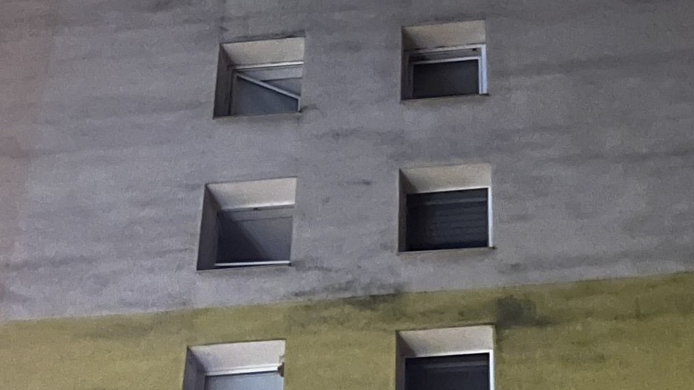 Požiar v košickom paneláku