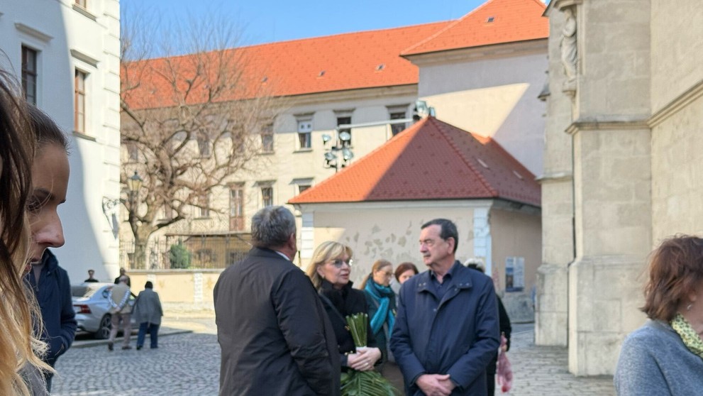 Riaditeľka SND Zuzana Ťapáková a exminister hospodárstva Ľudovít Černák