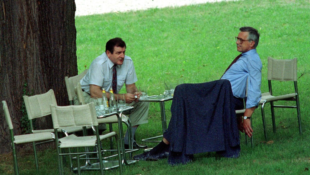 Vladimír Mečiar a Václav Klaus v Brne